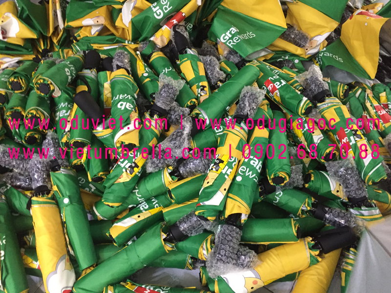 xưởng sản xuất ô dù cầm tay in logo quảng cáo